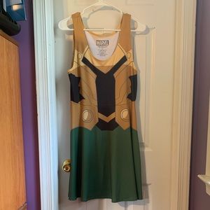 Loki Print Dress